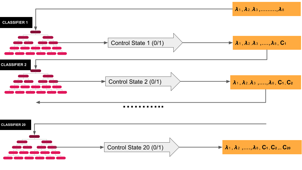 Chain classifier model